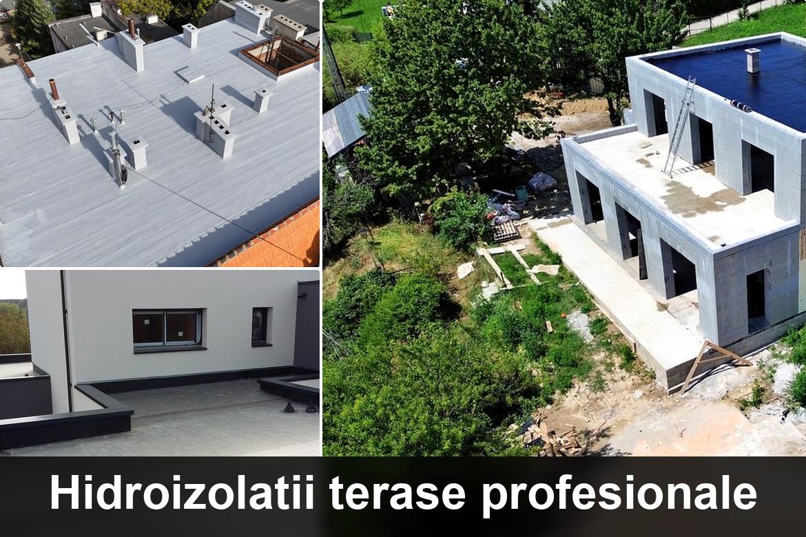 hidroizolatie terasa cu membrana bituminoasa