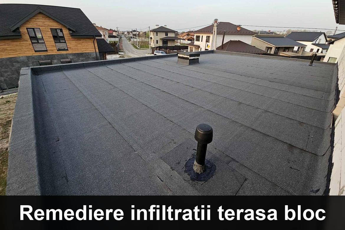 hidroizolatie terasa cu membrana bituminoasa