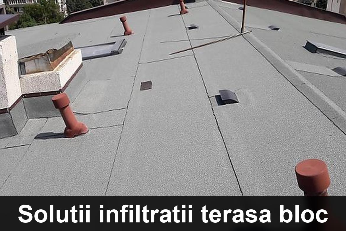 lucrare hidroizolatie terasa finalizata