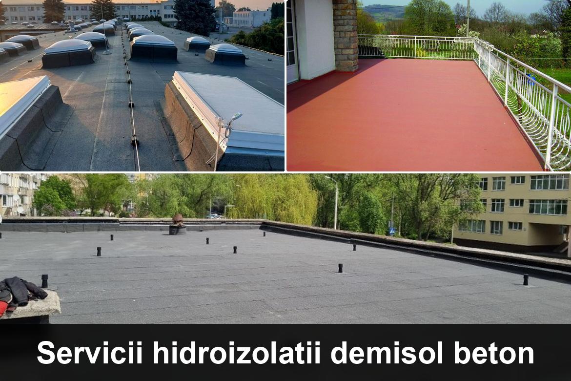 hidroizolatie terasa cu membrana bituminoasa