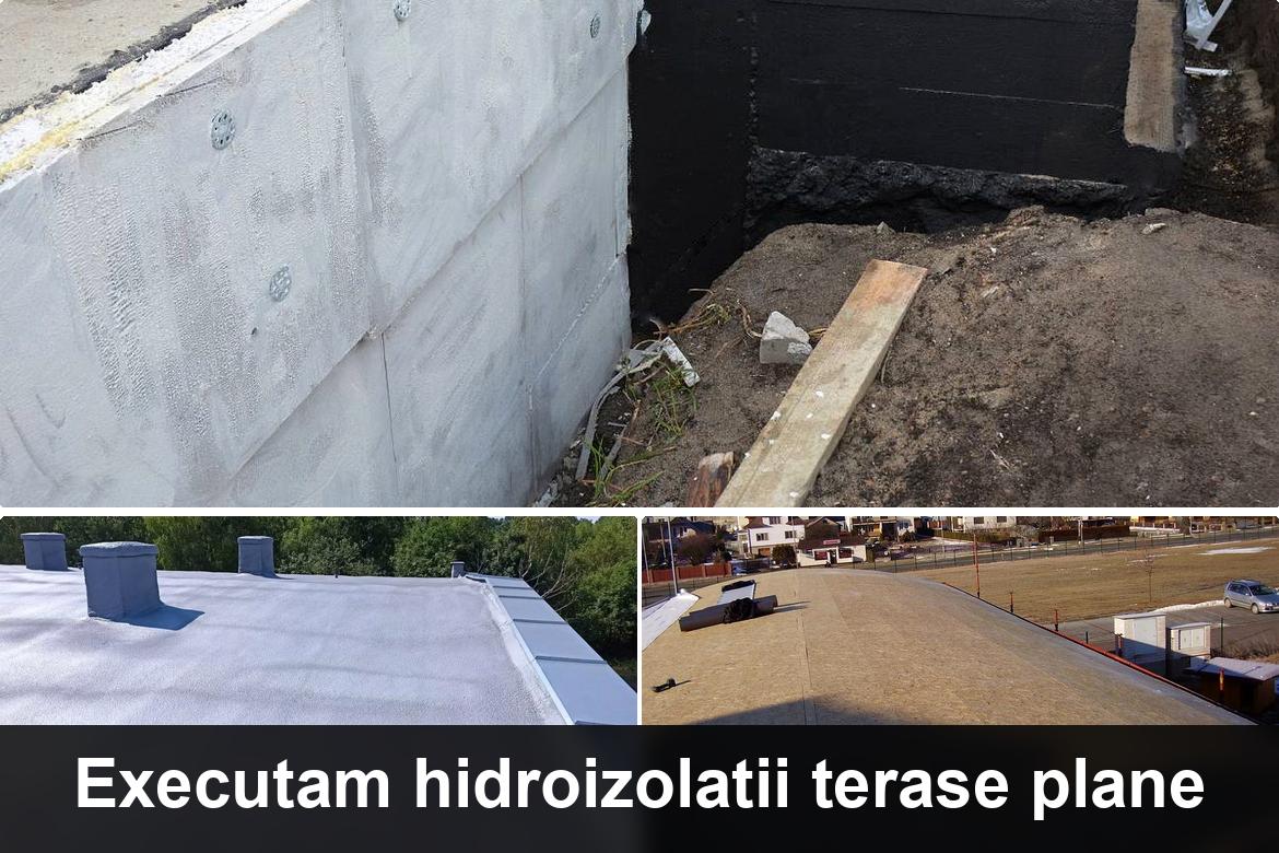 lucrare hidroizolatie terasa finalizata