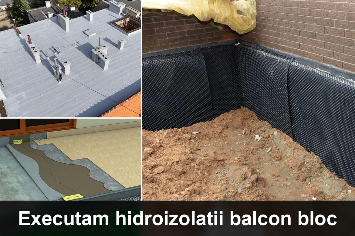 hidroizolatie terasa cu membrana bituminoasa