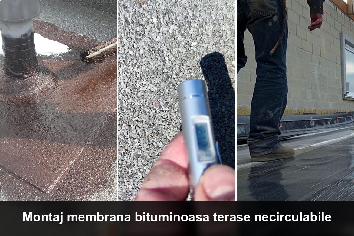 hidroizolatie terasa cu membrana bituminoasa