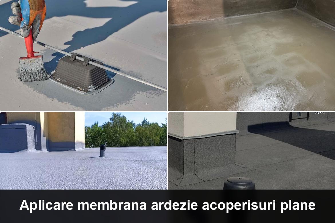 hidroizolatie terasa cu membrana bituminoasa