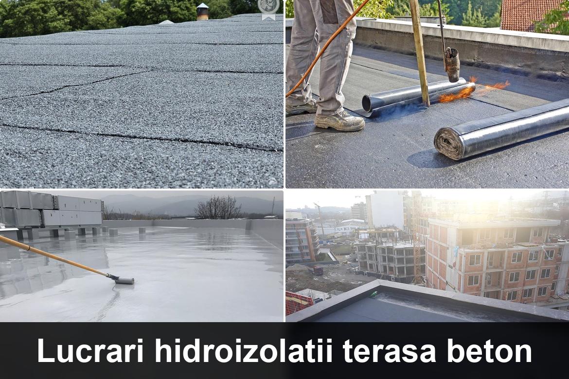 hidroizolatie terasa cu membrana bituminoasa