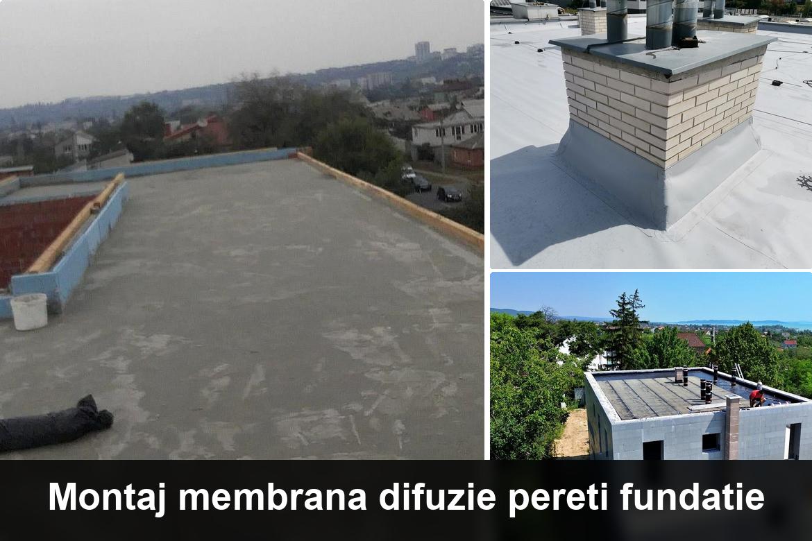 hidroizolatie terasa cu membrana bituminoasa