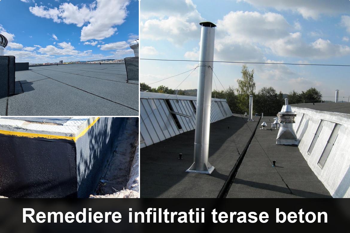 lucrare hidroizolatie terasa finalizata