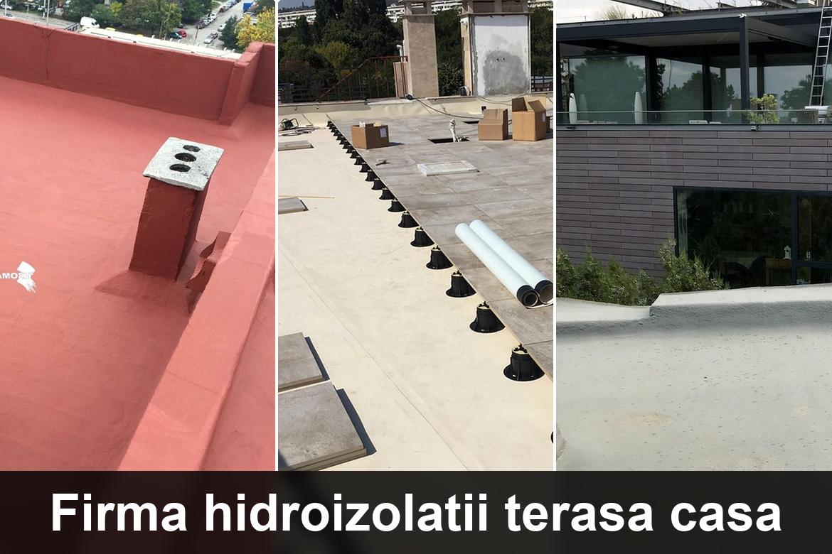 hidroizolatii terase valea lunga