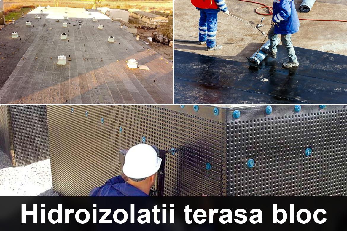 hidroizolatie terasa cu membrana bituminoasa