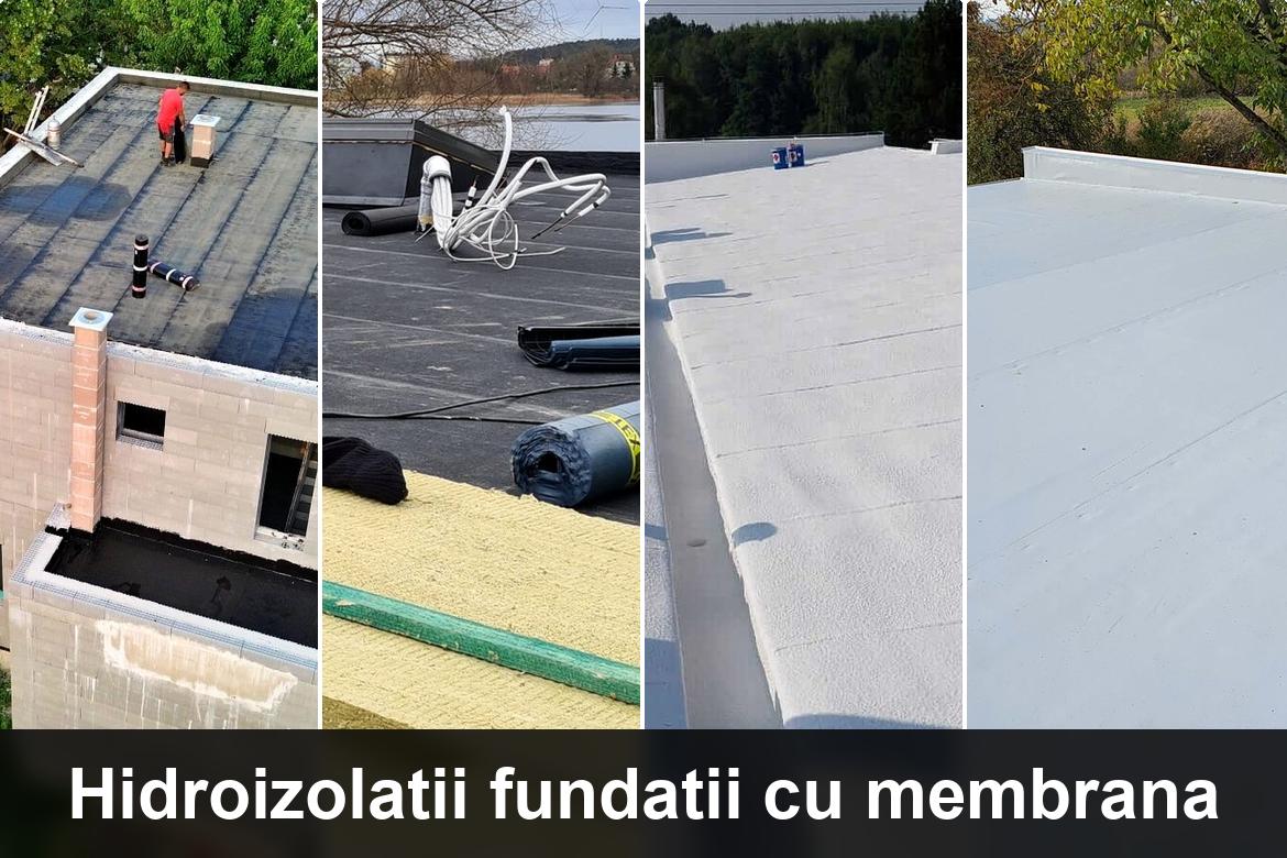 hidroizolatie terasa cu membrana bituminoasa