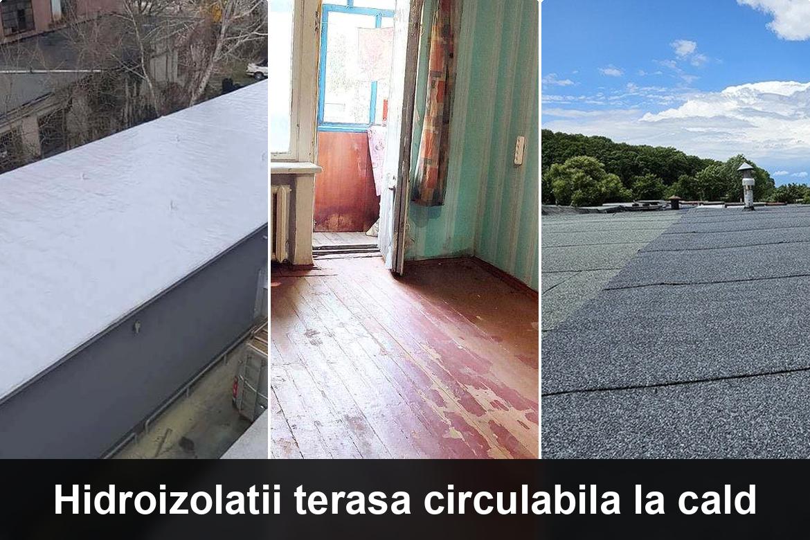 hidroizolatie terasa cu membrana bituminoasa
