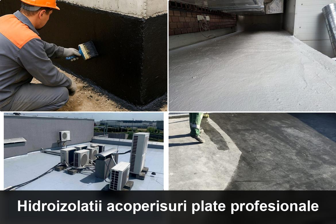 hidroizolatie terasa cu membrana bituminoasa