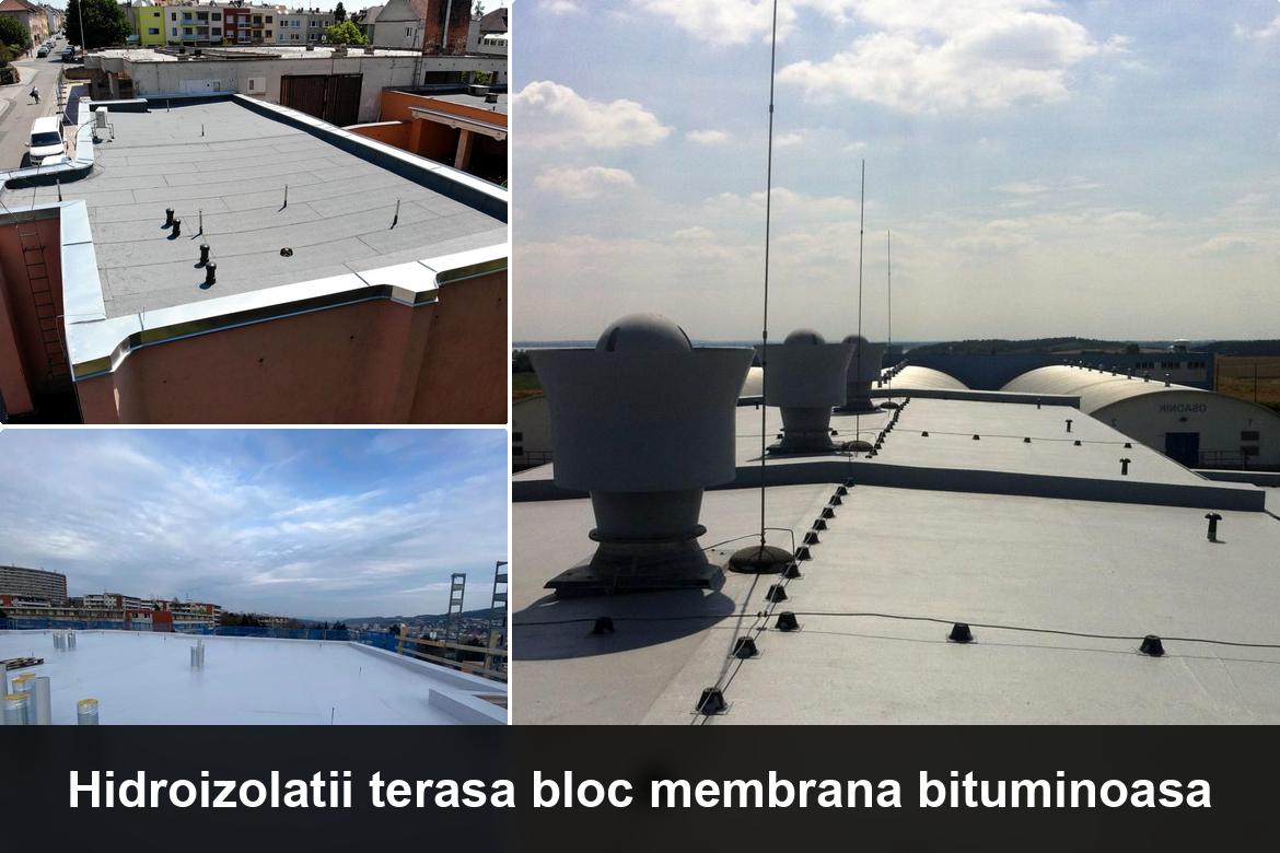 hidroizolatie terasa cu membrana bituminoasa
