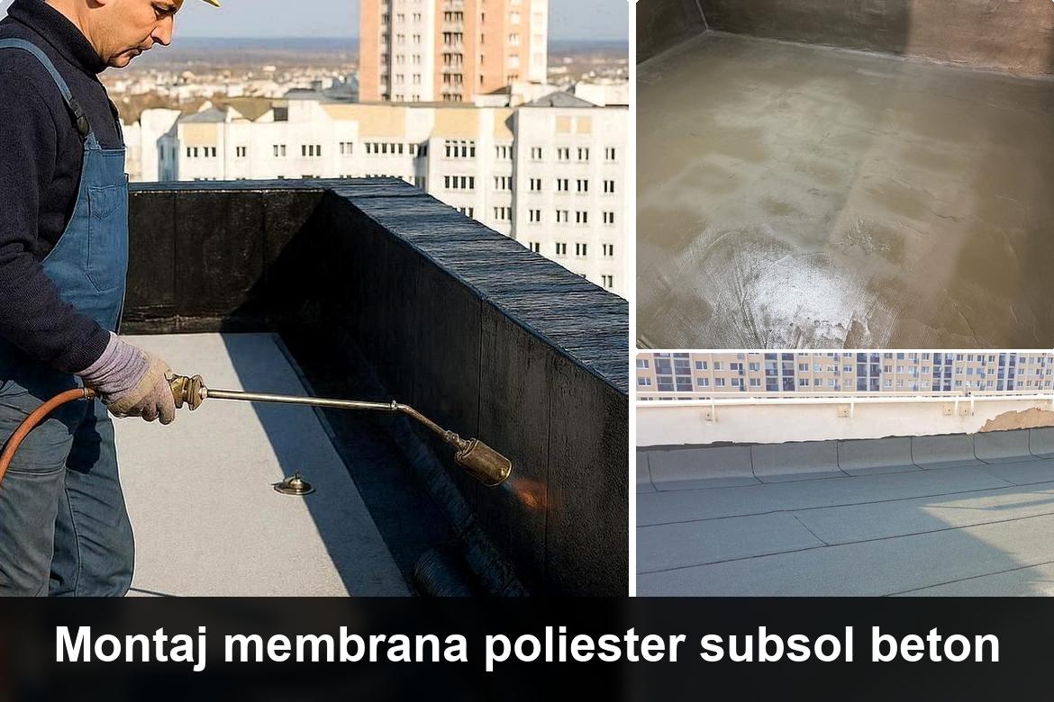 detaliu hidroizolatie terasa cu membrana bituminoasa