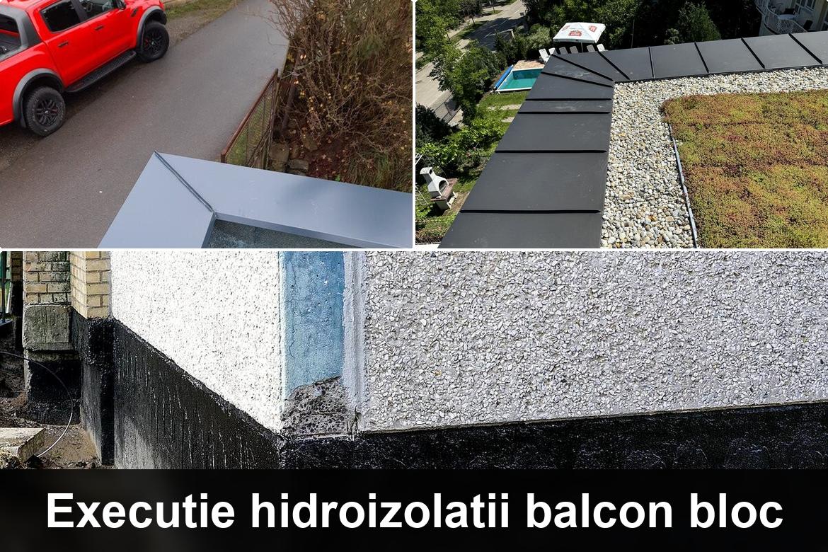 detaliu hidroizolatie terasa cu membrana bituminoasa