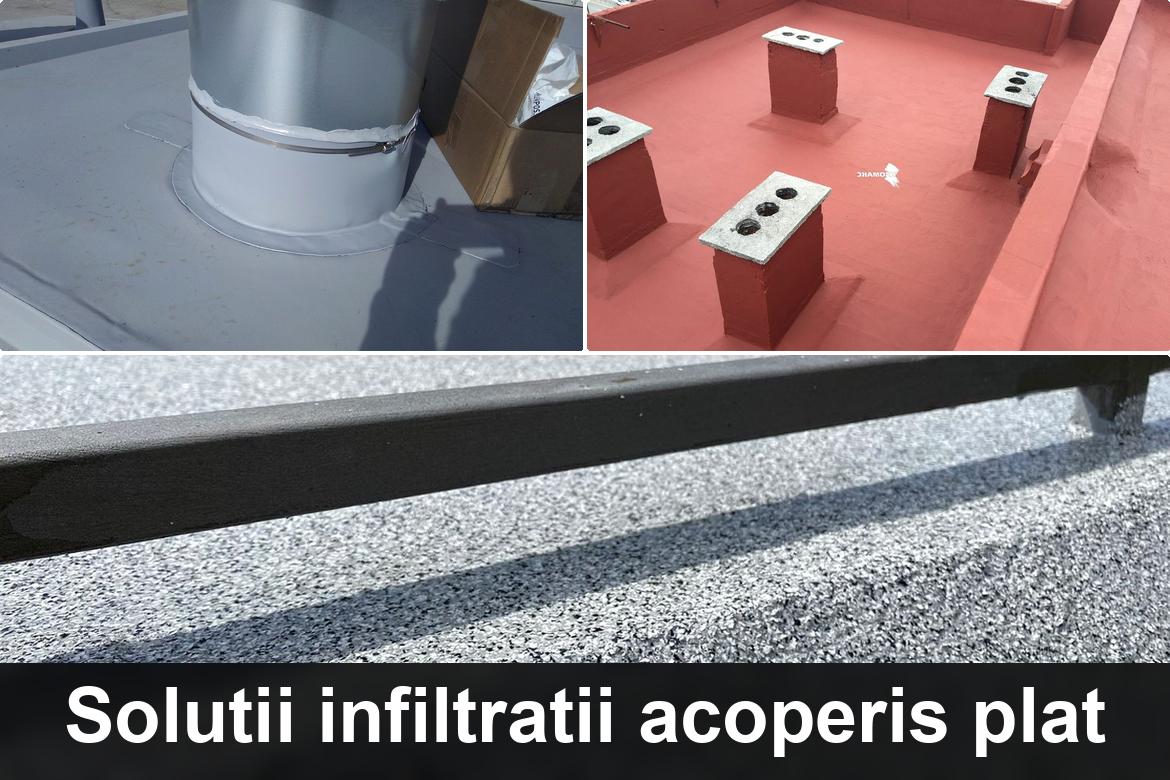 detaliu hidroizolatie terasa cu membrana bituminoasa