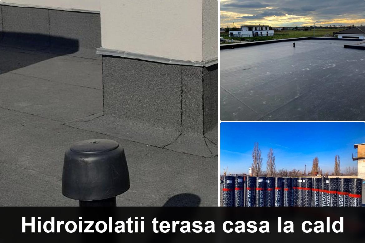 detaliu hidroizolatie terasa cu membrana bituminoasa