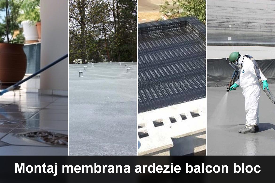 detaliu hidroizolatie terasa cu membrana bituminoasa
