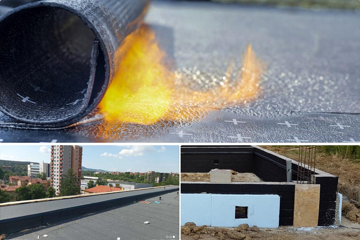 detaliu hidroizolatie terasa cu membrana bituminoasa