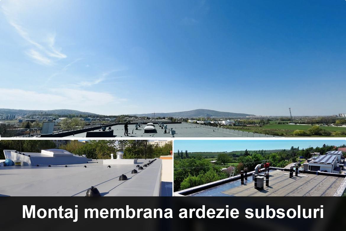 detaliu hidroizolatie terasa cu membrana bituminoasa