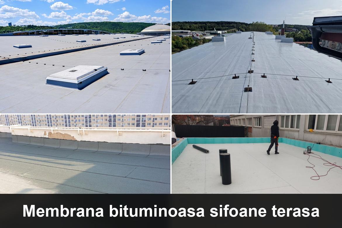 detaliu hidroizolatie terasa cu membrana bituminoasa