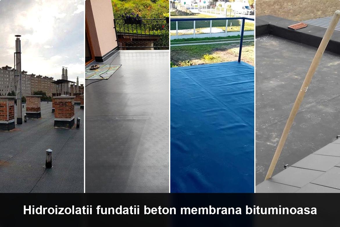 detaliu hidroizolatie terasa cu membrana bituminoasa